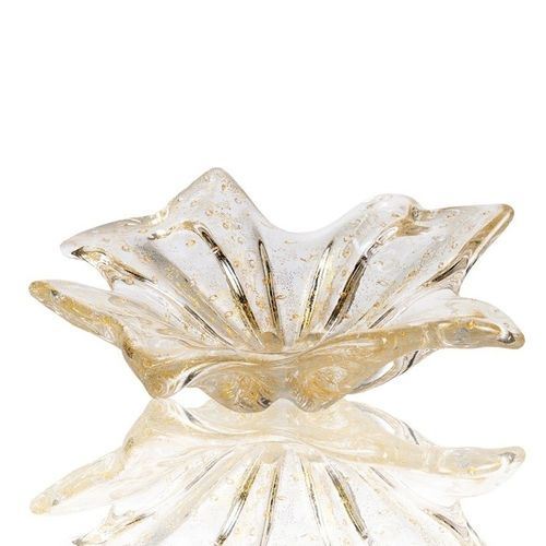 Centrotavola in vetro di Murano - Golden star - Wave Murano Glass srl - in vetro soffiato / contemporaneo / fatto a mano