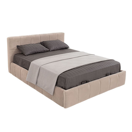 Letto matrimoniale - Sacramento  - NDESIGN - contemporaneo / imbottito / con testiera