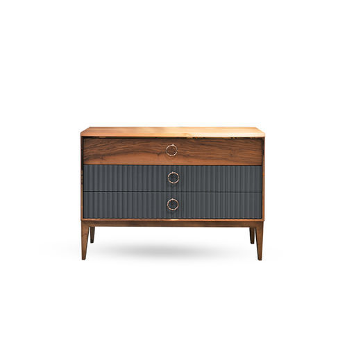 Cassettone contemporaneo - secret - NDESIGN - impiallacciato in legno / in metallo / rettangolare