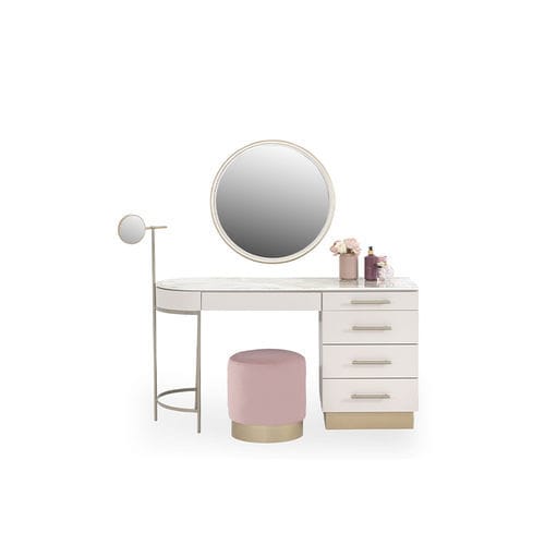 Mobile da toeletta contemporaneo - Blush  - NDESIGN - in legno laccato / retroilluminato / monoposto