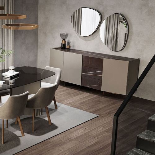Credenza contemporanea - Ruby  - NDESIGN - in legno / in marmo / con cassetti