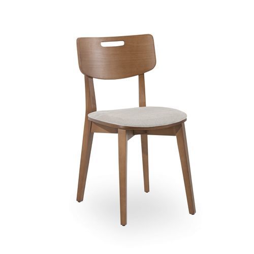 Sedia contemporanea - Penna  - NDESIGN - da interno / in tessuto / con supporto in legno