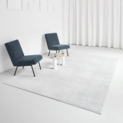 Tappeto contemporaneo - LUNA ICE PALLADIUM - Rols Carpets - a tinta unita / in nylon / rettangolare