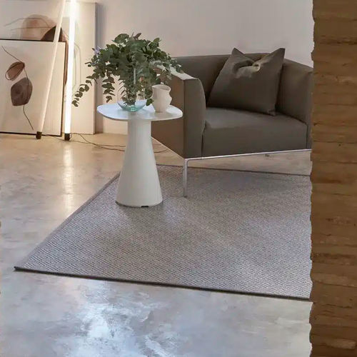 Tappeto contemporaneo - MAYA RHOMBUS LINEN - Rols Carpets - con motivi geometrici / in PET / rettangolare