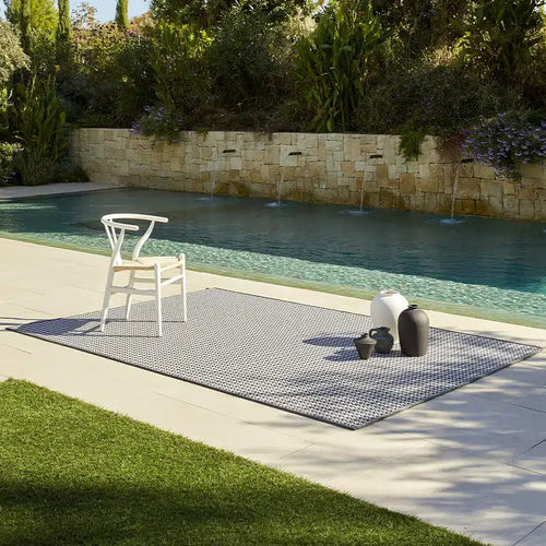 Tappeto contemporaneo - TERRA GORAFE IRON LINEN - Rols Carpets - a motivi / in PET / rettangolare
