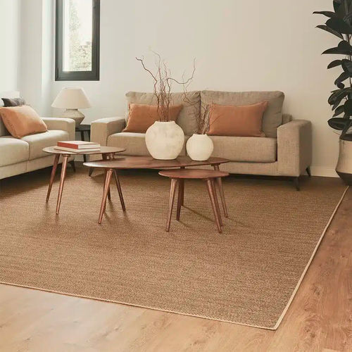 Tappeto contemporaneo - PALMA ICON CLAY - Rols Carpets - a tinta unita / in polipropilene / rettangolare