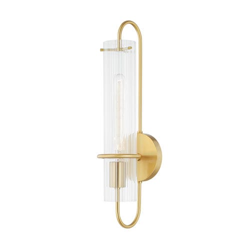 Applique moderna - BECK - Mitzi - da interno / in ottone / curva