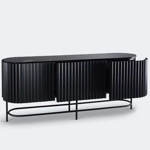 Credenza contemporanea - ETERNEL - Milla & Milli - in legno massiccio / in frassino / in acciaio