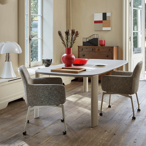 Tavolo da pranzo contemporaneo - Tico - Leolux Global bv - in rovere / in noce / in ceramica