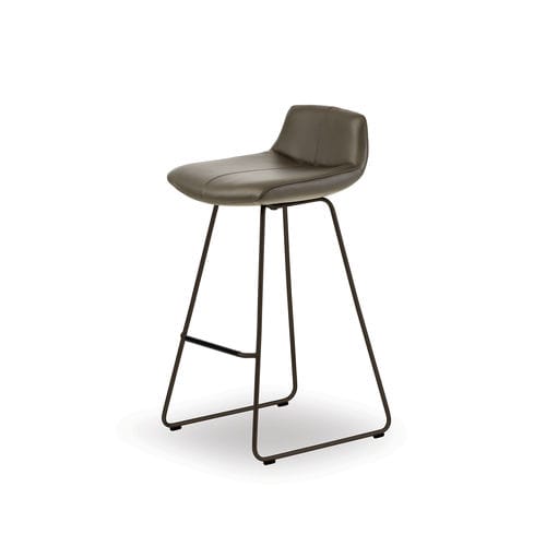 Sedia alta contemporanea - Caron - Leolux Global bv - da interno / in tessuto / in pelle
