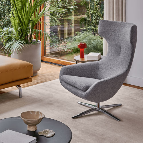 Poltrona contemporanea - Caruzzo - Leolux Global bv - in tessuto / in pelle / a orecchioni