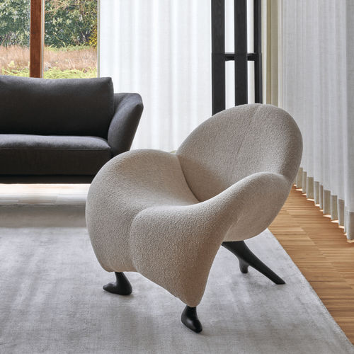 Poltrona design organico - Papageno - Leolux Global bv - in tessuto / in pelle / ergonomica