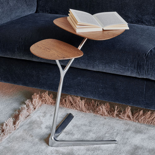 Tavolo d'appoggio contemporaneo - Portello - Leolux Global bv - in rovere / in noce / in legno laccato