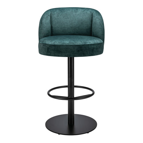 Sedia alta contemporanea - Lux 04 HS - Satelliet Originals - da interno / in velluto / con supporto in metallo