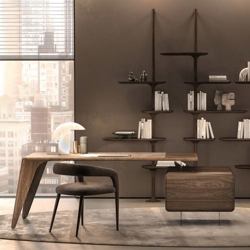 Scrivania da terra - BOOMERANG - Rivethel Guild srl - contemporanea / in rovere / in frassino
