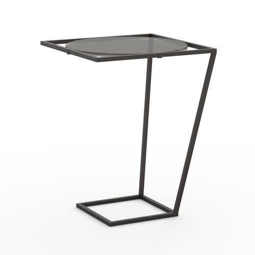 Tavolo d'appoggio contemporaneo - LOO - Kico srl - in rovere / in noce / in legno laccato