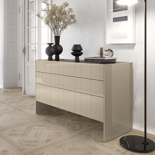 Cassettone contemporaneo - GOLD - Kico srl - in rovere / impiallacciato in legno / in MDF laccato