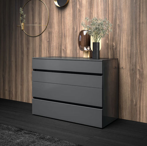 Cassettone contemporaneo - RIO - Kico srl - in rovere / in noce / impiallacciato in legno