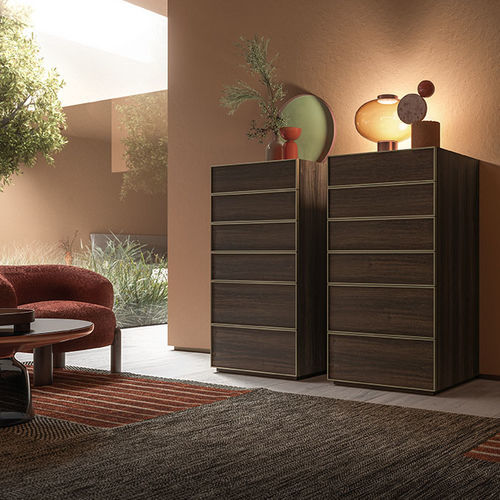 Cassettiera contemporanea - FRAME - Kico srl - in rovere / in noce / in melaminico
