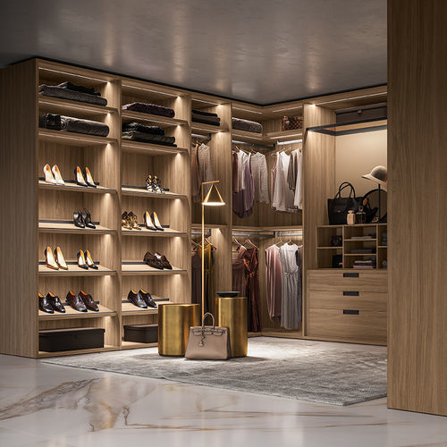 Cabina armadio ad angolo - CABINET - Kico srl - modulare / contemporanea / in metallo