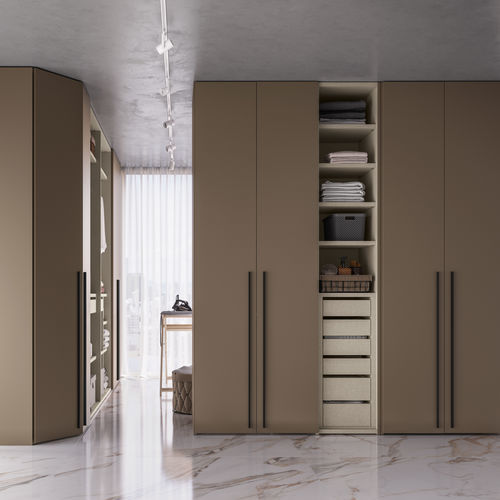 Armadio modulare - BASIC - Kico srl - ad angolo / contemporaneo / in noce