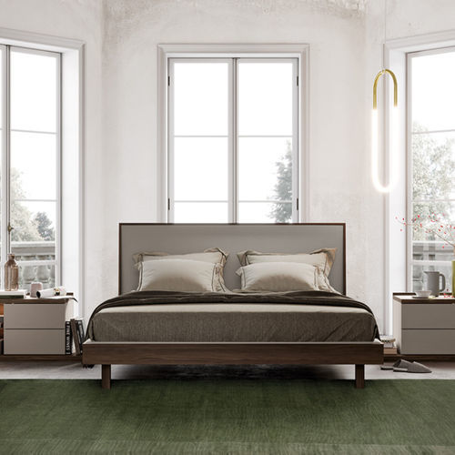 Letto matrimoniale - MAYA - Kico srl - contemporaneo / con testiera imbottita / Made in Italy