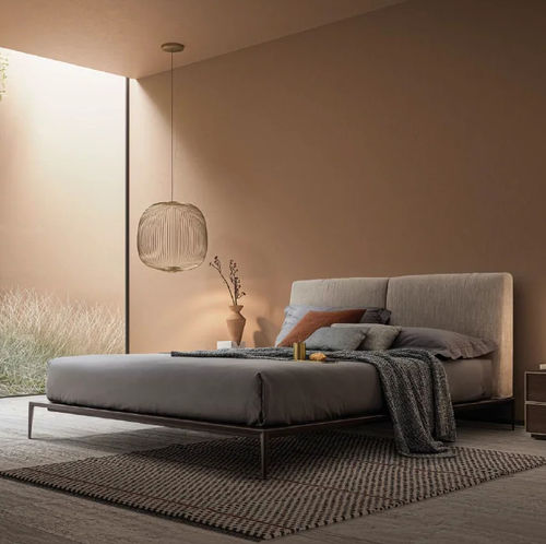 Letto matrimoniale - BEND - Kico srl - contemporaneo / con testiera imbottita / Made in Italy