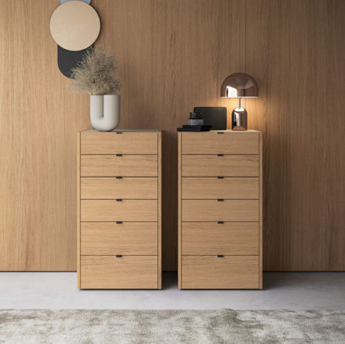 Cassettiera contemporanea - WIRE - Kico srl - in rovere / in noce / in melaminico