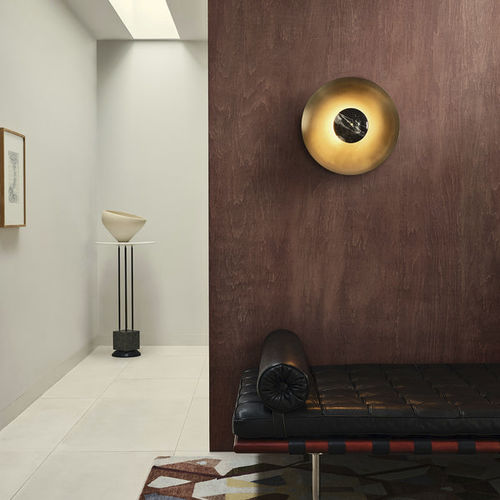 Applique contemporanea - LUNA  - J. Adams & Co. - da interno / in ottone / in bronzo