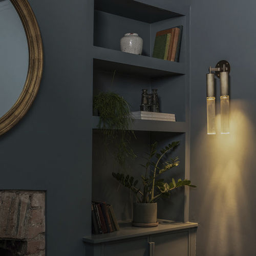 Applique contemporanea - FLUME  - J. Adams & Co. - da interno / in ottone / in bronzo