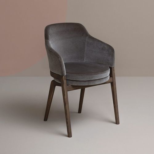 Sedia contemporanea - MACARON - Piaval srl - da interno / in tessuto / con supporto in faggio