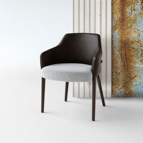 Sedia contemporanea - TRENCH  - Piaval srl - da interno / in tessuto / con supporto in frassino