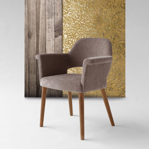 Sedia contemporanea - DAFNE  - Piaval srl - da interno / in tessuto / con supporto in faggio