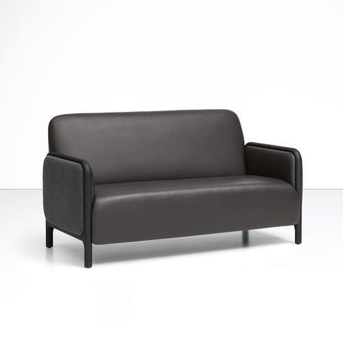 Divano modulare - CAMEO  - Piaval srl - contemporaneo / in tessuto / in pelle