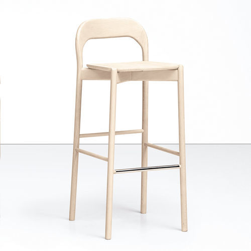 Sgabello da bar contemporaneo - EARL  - Piaval srl - in tessuto / in faggio / con supporto in faggio