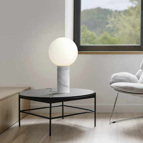 Lampada da tavolo - PILAR - Pablo Designs - in vetro / in marmo / in opalina