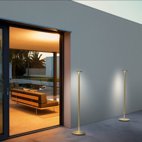 Lampada da terra - LUCI  - Pablo Designs - in alluminio / in policarbonato / contemporanea