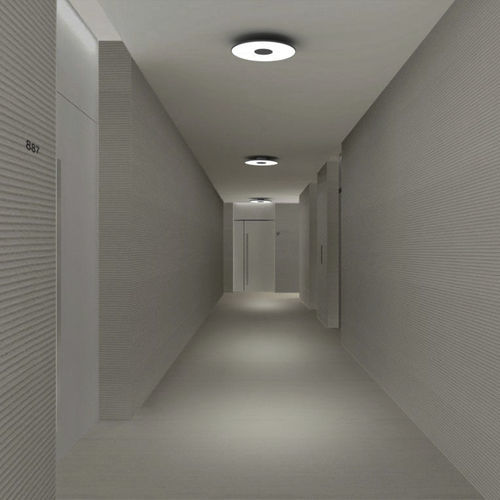 Plafoniera contemporanea - CIRCA - Pablo Designs - rotonda / in alluminio / in policarbonato