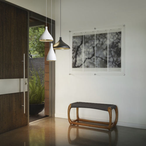 Lampada a sospensione - SWELL  - Pablo Designs - in alluminio / in raso / contemporanea