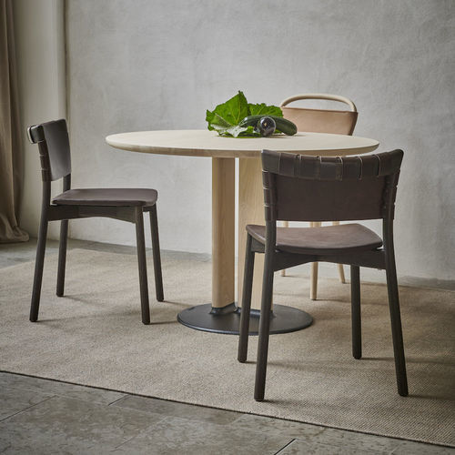 Sedia contemporanea - NORDIC  - Gemla Fabrikers AB - da interno / in pelle / con supporto in frassino