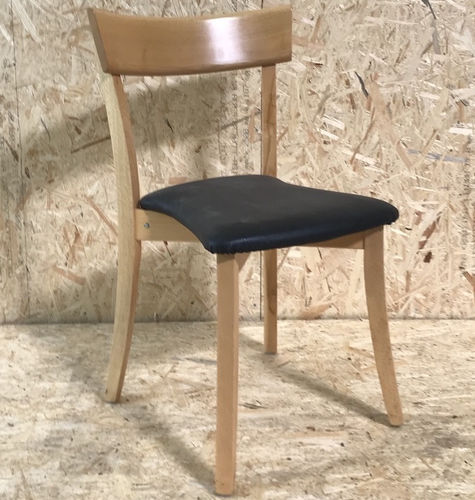 Sedia vintage - PARMA  - Gemla Fabrikers AB - da interno / in pelle / con supporto in faggio