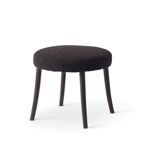 Sgabello classico - KOBBE - Gemla Fabrikers AB - in pelle / in tessuto / con supporto in faggio