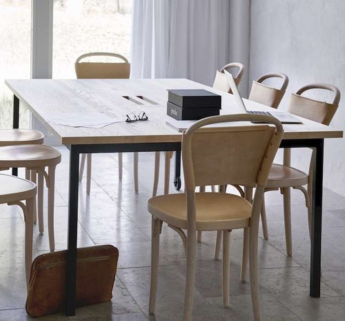 Tavolo contemporaneo - STILLA ASH - Gemla Fabrikers AB - in frassino / con supporto in acciaio / rettangolare