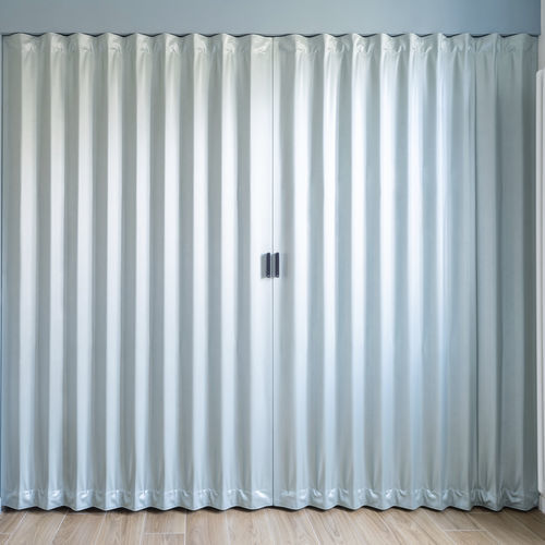 Porta per armadio da interno - Centred central opening - Dooor srl - in tessuto / in pelle / scorrevole
