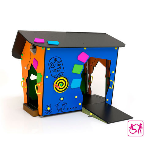 Casetta da gioco per parco giochi - MAGIC HIDE-OUT    - mobipark - a pavimento