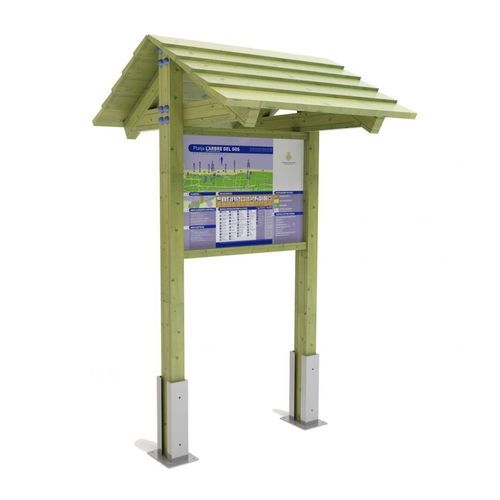 Pannello informativo per spazio pubblico - SEN01M  - mobipark - per parco giochi / a messaggio variabile