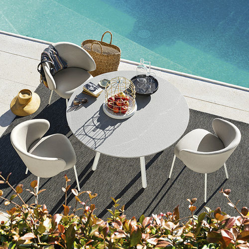 Sedia contemporanea - TUKA - Connubia - da giardino / per terrazza / da interno