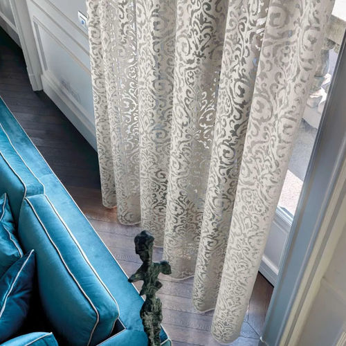 Tendina voile damascato - ELITE  - Ciesse Tendaggi srl - in viscosa / in poliestere / lavabile