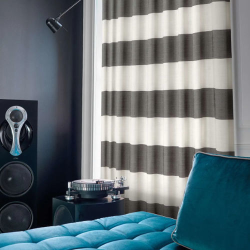 Tessuto per tende - MOOD  - Ciesse Tendaggi srl - a righe / in poliestere / in Trevira CS®