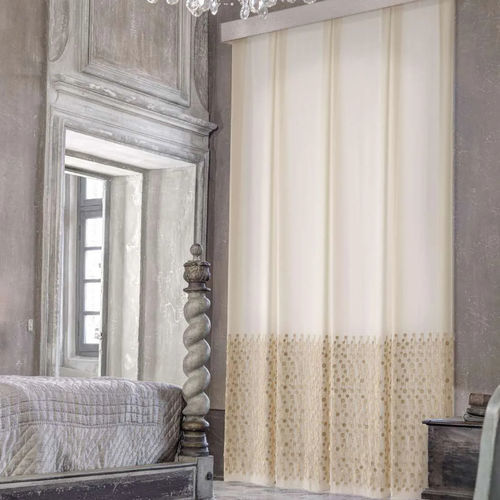 Tendina voile a tinta unita - SINUOUS  - Ciesse Tendaggi srl - con motivi geometrici / in poliestere / lavabile